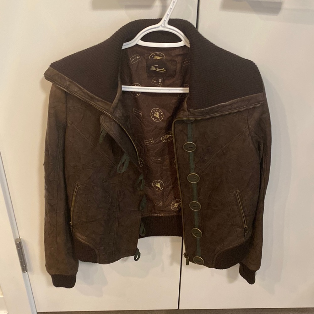 Leather jacket